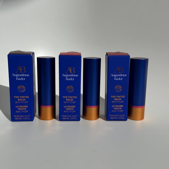 Augustinus Bader The Tinted Lip Balm 1 2 & 3 +Gifts Eye Patches, Serum & Cream - Picture 2 of 14